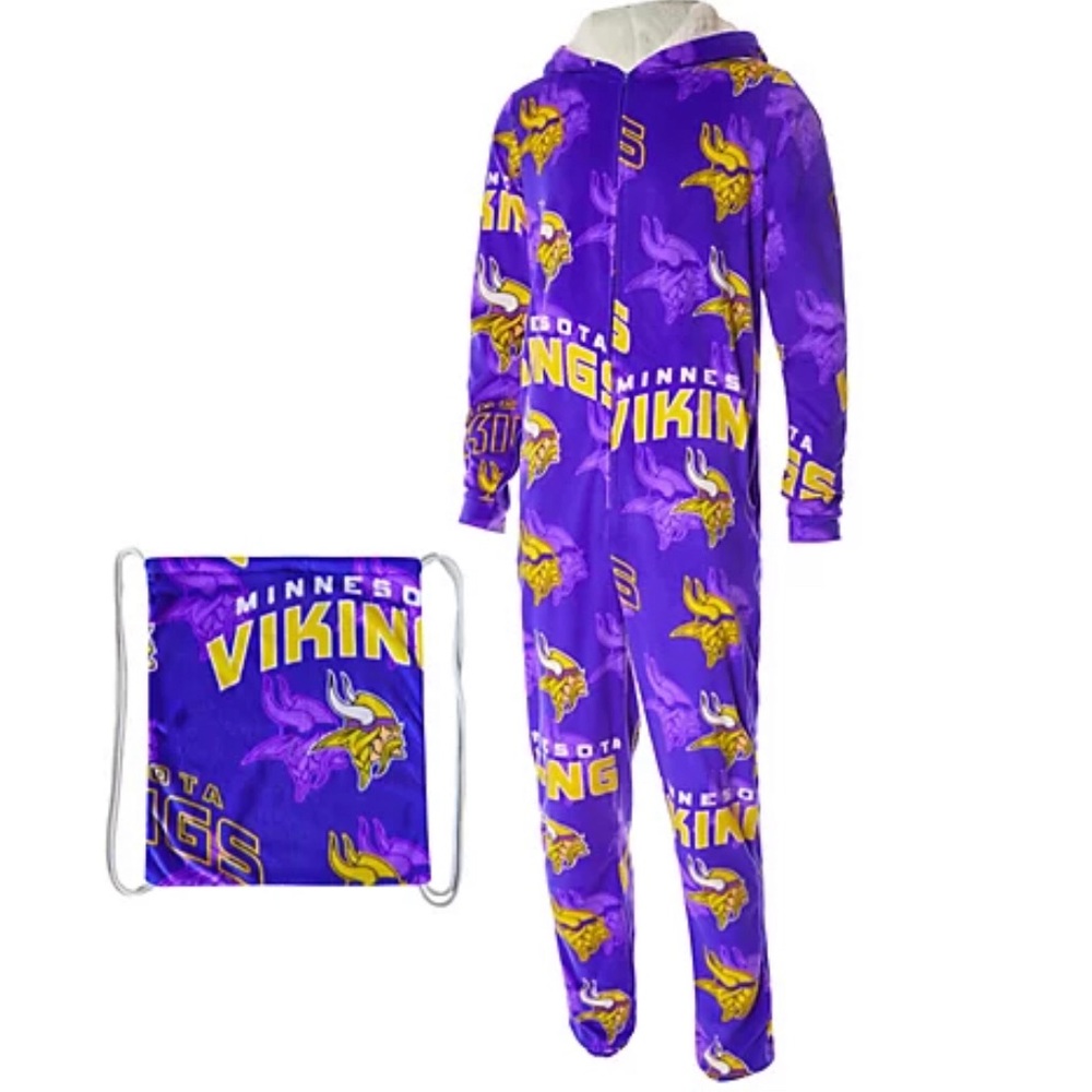 NFL Pinnacle Unisex Union Suit w/ Cinch Bag